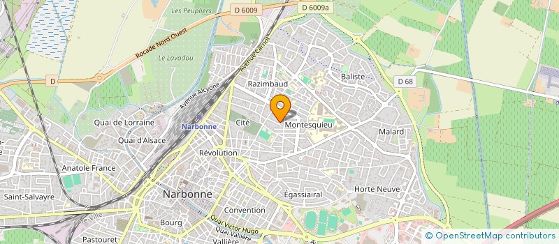 localisation de l'entreprise SCI OLIVETTES à NARBONNE