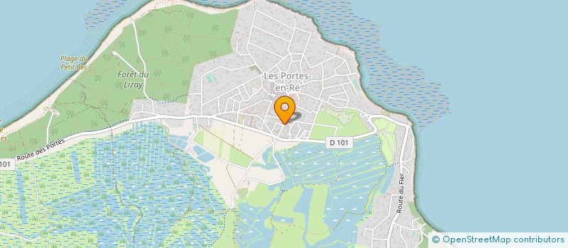 localisation de l'entreprise SCI OLIVIA  LES PORTES-EN-RE