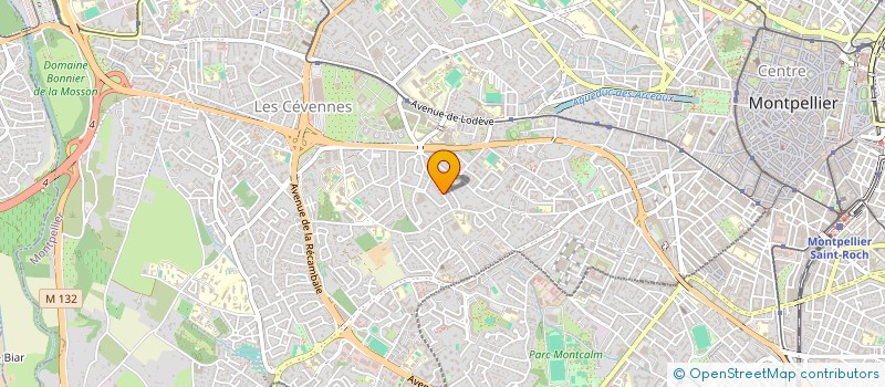 localisation de l'entreprise SCI OLIVIANNE à MONTPELLIER