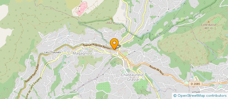 localisation de l'entreprise SCI OLIVIER  CHATEAUNEUF-GRASSE