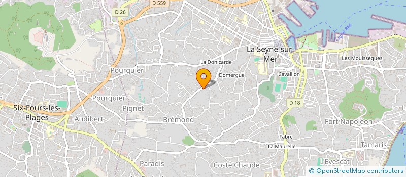 localisation de l'entreprise SCI OLIVIER à LA SEYNE-SUR-MER