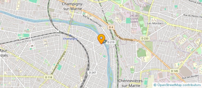 localisation de l'entreprise SCI OLIVIER à SAINT-MAUR-DES-FOSSES