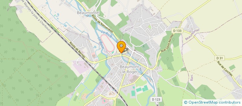 localisation de l'entreprise SCI OLIVIER  BEAUMONT-LE-ROGER