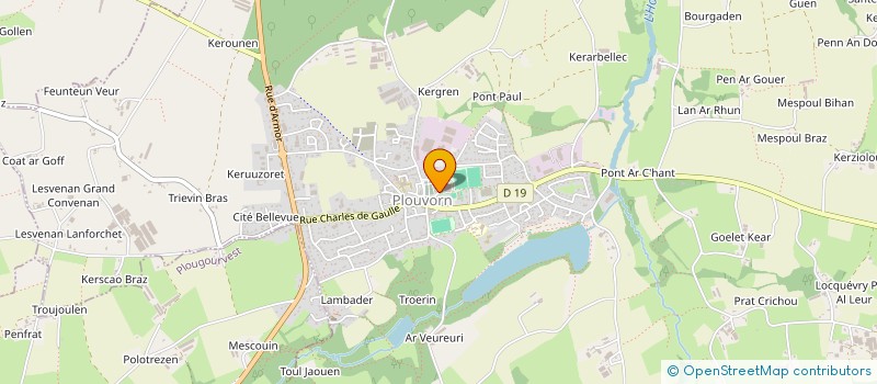 localisation de l'entreprise SCI OLIVIER  PLOUVORN