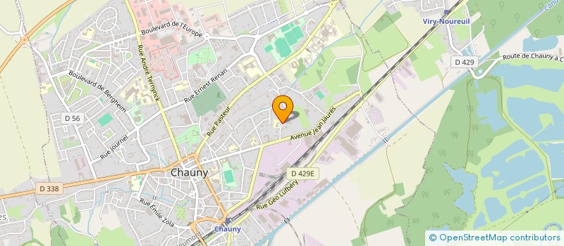 localisation de l'entreprise SCI OLIVIER  CHAUNY