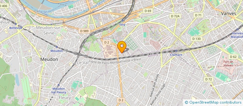 localisation de l'entreprise SCI OLIVIER à CLAMART