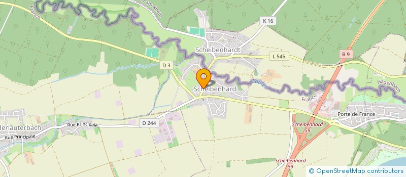 localisation de l'entreprise SCI OLIVIER  SCHEIBENHARD