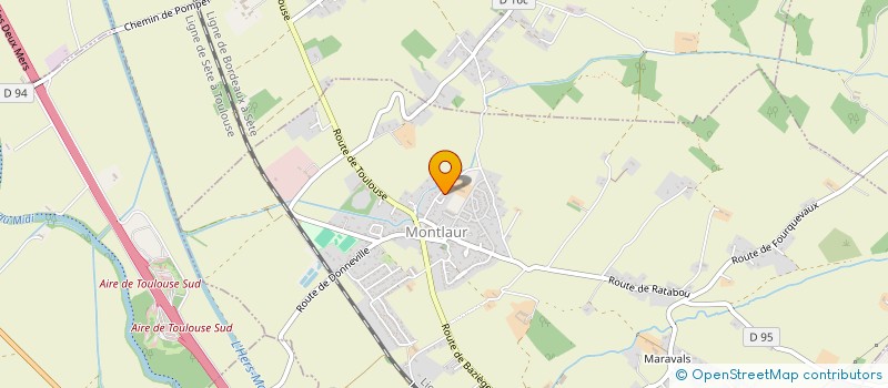 localisation de l'entreprise SCI OLIVIER  MONTLAUR