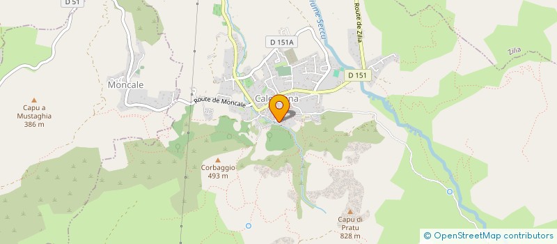 localisation de l'entreprise SCI OLIVIER à CALENZANA