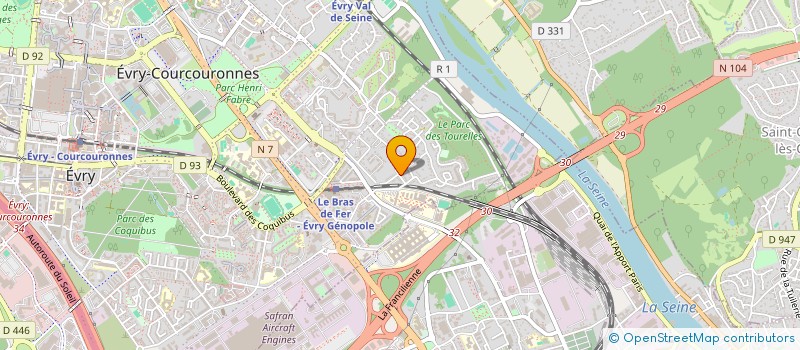 localisation de l'entreprise SCI OLIVIER à EVRY-COURCOURONNES