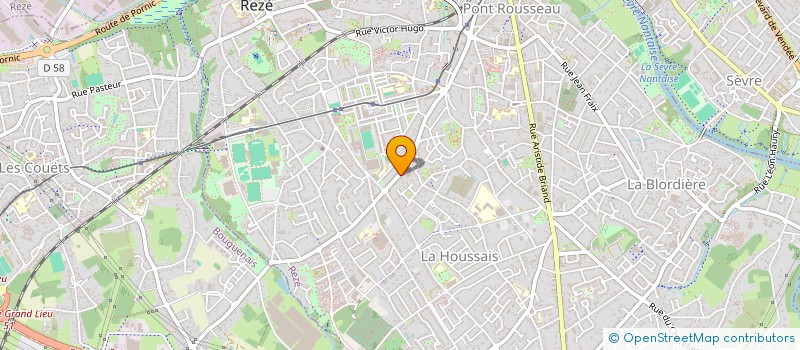 localisation de l'entreprise SCI OLIVIER BEZIEAU INVESTISSEMENTS  REZE