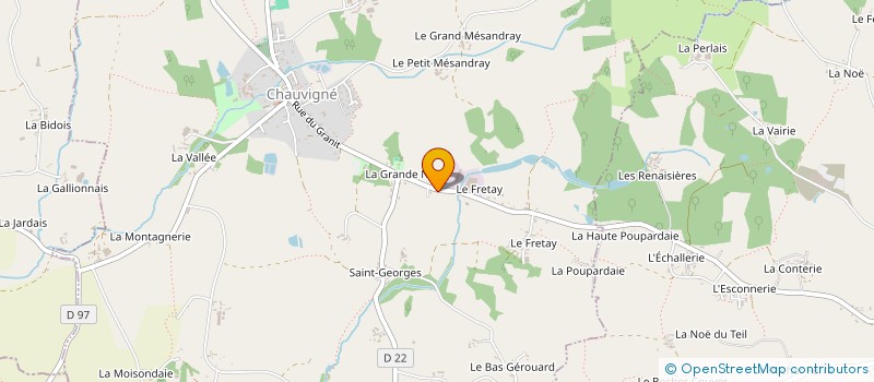 localisation de l'entreprise SCI OLIVIER MARCHAND  CHAUVIGNE