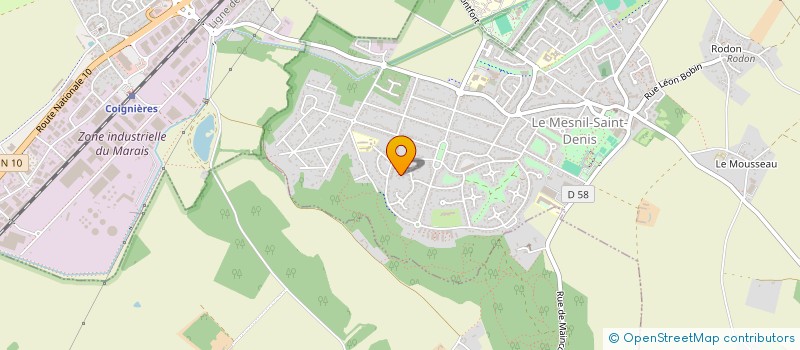 localisation de l'entreprise SCI OLIVIER-SALEZ  LE MESNIL-SAINT-DENIS