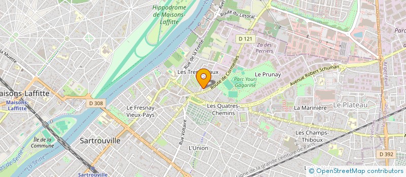 localisation de l'entreprise SCI OLIVIER TRICON  SARTROUVILLE