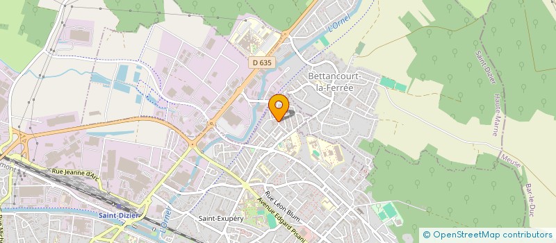 localisation de l'entreprise SCI OLIVIERI à SAINT-DIZIER