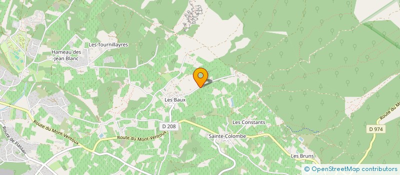 localisation de l'entreprise SCI OLIVIERI  BEDOIN