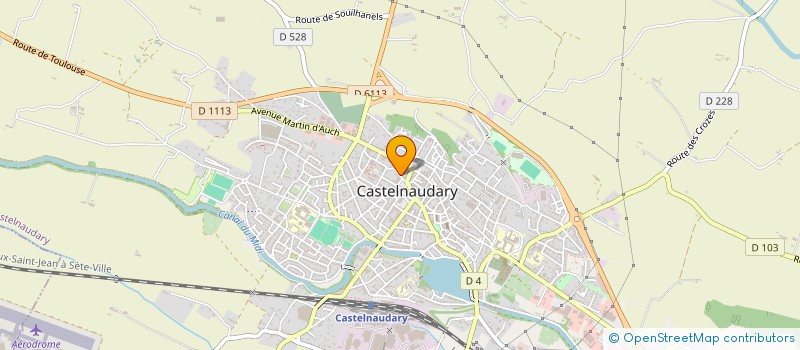 localisation de l'entreprise SCI OLIVIN  CASTELNAUDARY