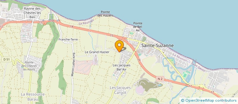 localisation de l'entreprise SCI OLIVINE à SAINTE-SUZANNE