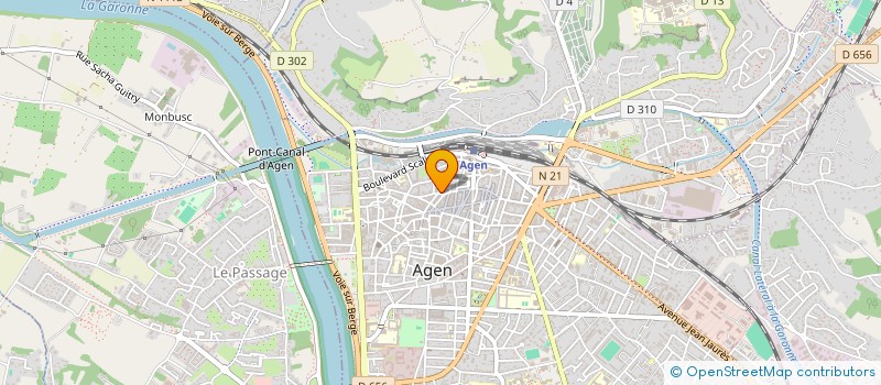 localisation de l'entreprise SCI OLIVOT  PONT-DU-CASSE