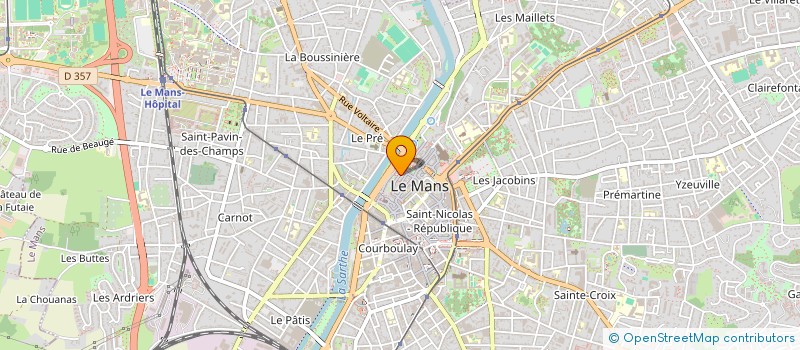 localisation de l'entreprise SCI OLJ  LE MANS