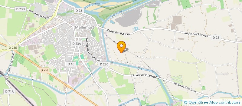localisation de l'entreprise SCI OLJO à MALLEMORT