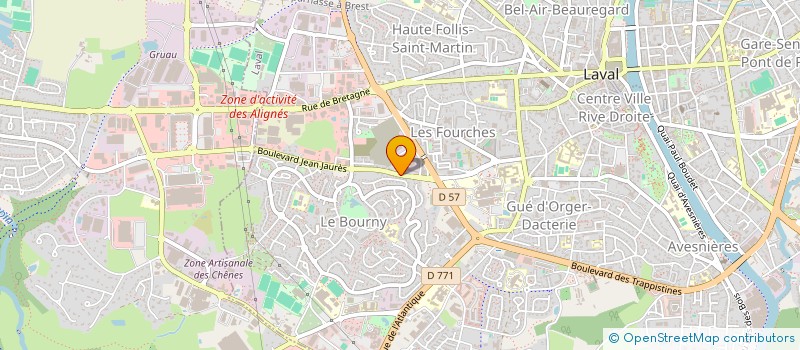 localisation de l'entreprise SCI OLKEV à LAVAL