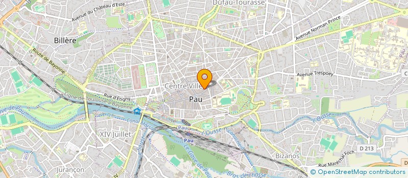 localisation de l'entreprise SCI OLLA à PAU