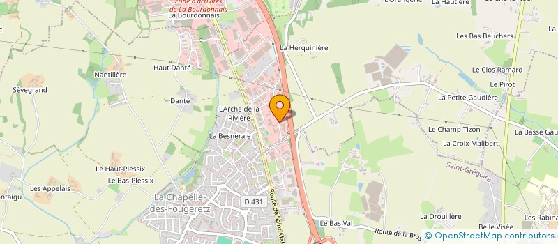 localisation de l'entreprise SCI OLLAMOKA  MELESSE