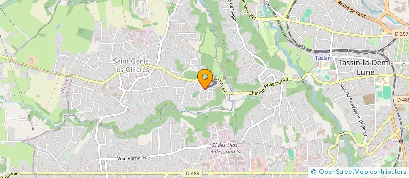 localisation de l'entreprise SCI OLLIERES HEALTH CENTER  SAINT-GENIS-LES-OLLIERES