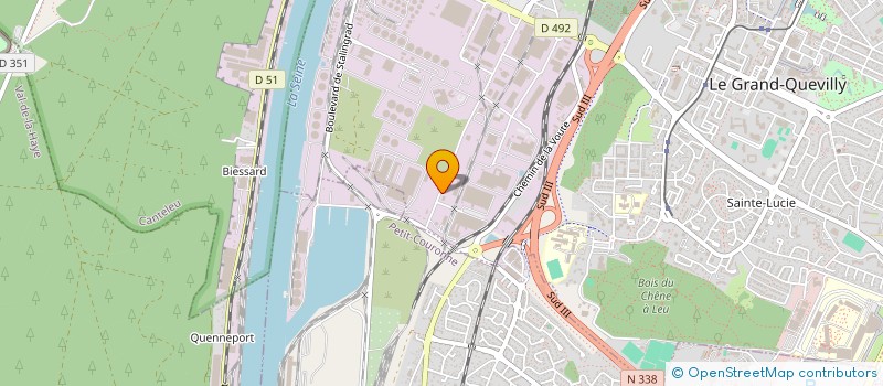 localisation de l'entreprise SCI OLLIFFE  LE GRAND-QUEVILLY