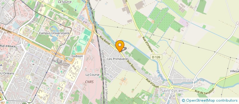 localisation de l'entreprise SCI OLLIONI à SAINT-CYR-EN-VAL