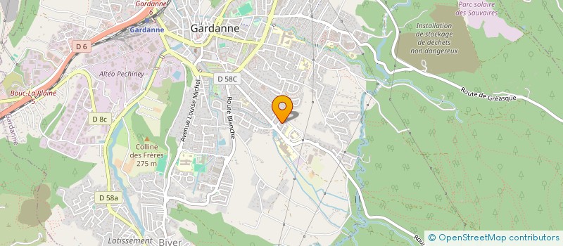 localisation de l'entreprise SCI OLLIVIER à GARDANNE