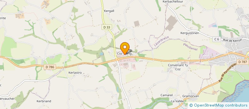 localisation de l'entreprise SCI OLLIVIER  PLEUDANIEL