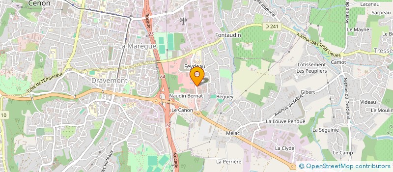 localisation de l'entreprise SCI OLLIVIER GUILLEMOT  ARTIGUES-PRES-BORDEAUX