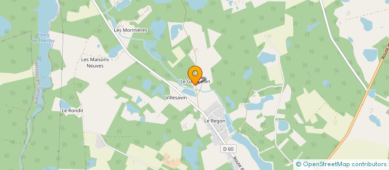 localisation de l'entreprise SCI OLLIVIER IMMOBILIER  PRUNIERS-EN-SOLOGNE