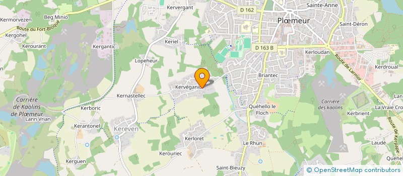 localisation de l'entreprise SCI OLLIVRO à PLOEMEUR