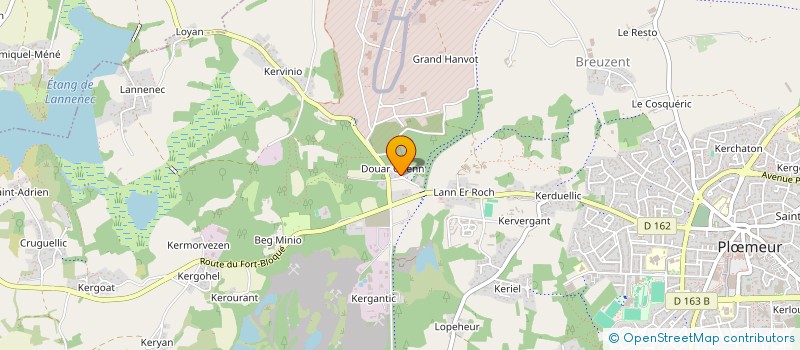 localisation de l'entreprise SCI OLLIVRO à PLOEMEUR