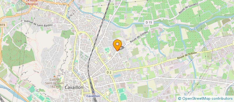 localisation de l'entreprise SCI OLLO  CAVAILLON