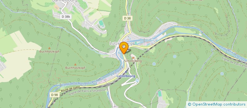 localisation de l'entreprise SCI OLLY  LUTZELBOURG