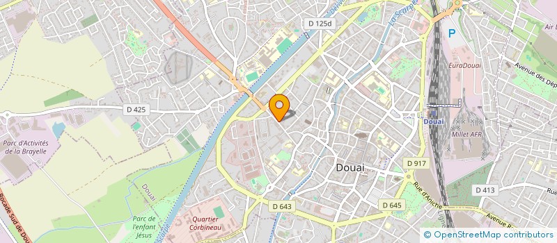 localisation de l'entreprise SCI OLLY à DOUAI