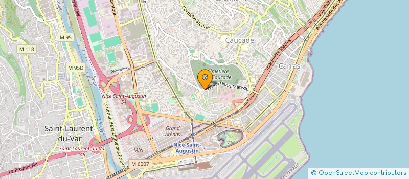 localisation de l'entreprise SCI OLMA à NICE