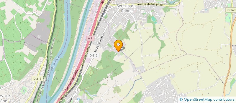 localisation de l'entreprise SCI OLMA  LACENAS