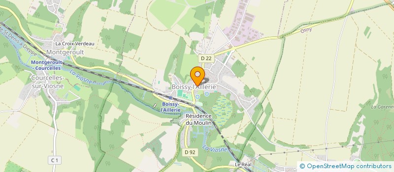 localisation de l'entreprise SCI OLMACOLI à BOISSY-L'AILLERIE