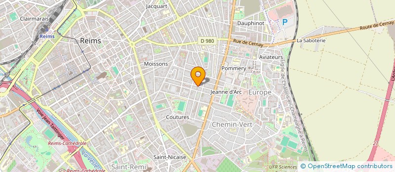 localisation de l'entreprise SCI OLMATA  REIMS