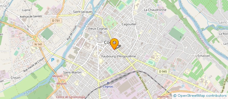 localisation de l'entreprise SCI OLMETO à COGNAC
