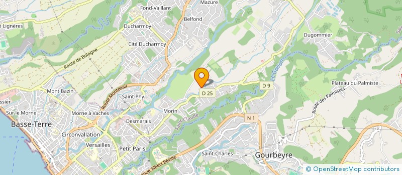 localisation de l'entreprise SCI OLNAGIA à SAINT-CLAUDE