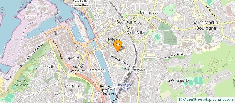 localisation de l'entreprise SCI OLNI à BOULOGNE-SUR-MER