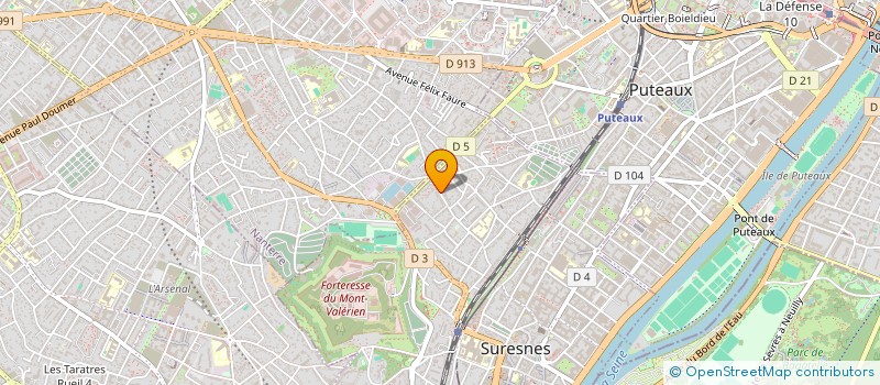 localisation de l'entreprise SCI OLONNE à SURESNES