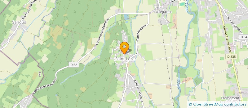 localisation de l'entreprise SCI OLOROUN  SAINT-LEZER