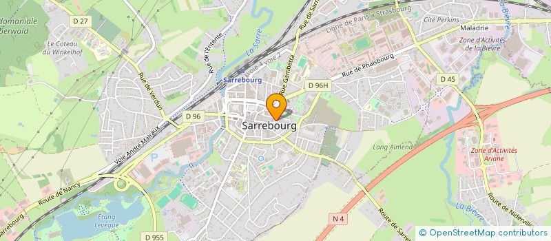 localisation de l'entreprise SCI OLP à SARREBOURG